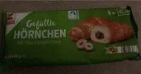 Mängden socker i Gefüllte Hörnchen Nuss - Nougat - Creme