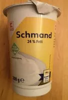 Mängden socker i Schmand