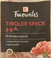 Mängden socker i Tiroler Speck