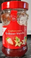 Mängden socker i Erdbeer-Vanille Konfitüre