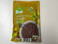 Mängden socker i Kaufland/K Bio Sultana raisins