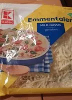 Mängden socker i Emmentaler gerieben