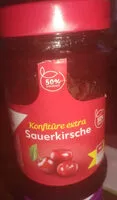 Mängden socker i Konfitüre extra Sauerkirsche