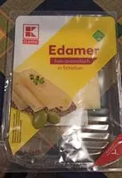 Mängden socker i Edamer in Scheiben