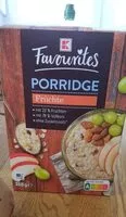 Mängden socker i Porridge Früchte