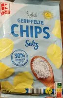 Mängden socker i Geriffelte Chips Salz light