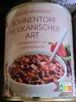 Mängden socker i Bohnentopf Mexikanischer Art