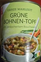 Mängden socker i GRÜNE BOHNEN-Topf