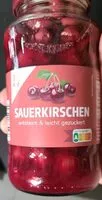 Mängden socker i Sauerkirschen - entsteint und leicht gezuckert