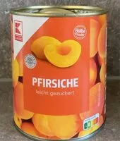 Mängden socker i Pfirsiche