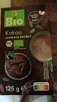 Mängden socker i Kakao schwach entölt Bio