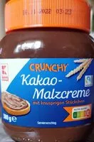 Mängden socker i Crunchy Kakao-Malzcrene