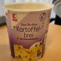 Mängden socker i Kartoffelbrei mit Fleischklößchen