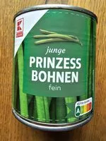 Mängden socker i junge Prinzess Bohnen