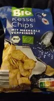 Mängden socker i Kessel Chips mit Meersalz