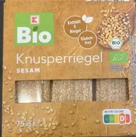 Mängden socker i Knusperriegel sesam