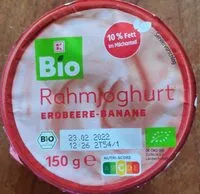 Mängden socker i Rahmjoghurt Erdbeer-Banane