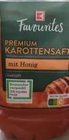 Mängden socker i Karottensaft mit Honig