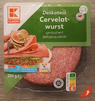 Mängden socker i Cervelatwurst