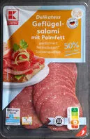 Mängden socker i Geflügelsalami mit Palmfett