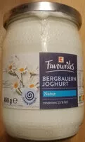 Mängden socker i Favourites Bergbauern Joghurt
