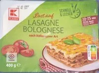 Mängden socker i Lasagne Bolognese