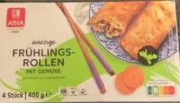Mängden socker i Würzige Frühlingsrollen mit Gemüse