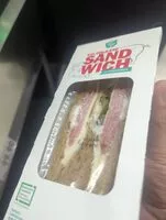 Mängden socker i salami kaese sandwich