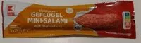 Mängden socker i Delikatess Geflügel Mini-Salami