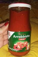 Mängden socker i Pasta Sauce Arrabbiata mit Chili