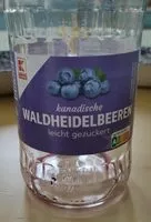 Mängden socker i Waldheidelbeeren leicht gezuckert