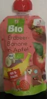 Mängden socker i Bio Fruchtmark Apfel Erdbeere Banane
