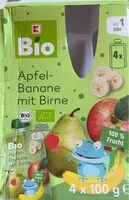 Mängden socker i Apfel-Banane mit Birne