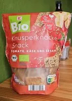 Mängden socker i Knusperknäcke Snack Tomate, Käse und Sesam
