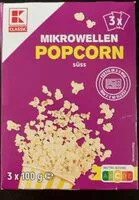 Mängden socker i Mikrowellen Popcorn süß
