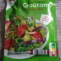 Mängden socker i Salat croutons