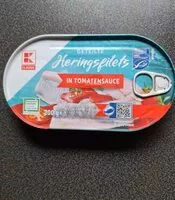 Mängden socker i Heringsfilets in Tomatensoße