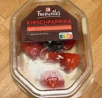Mängden socker i Kirschpaprika gefüllt mit Frischkäse