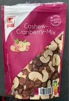 Mängden socker i Cashew-Cranberry-Mix