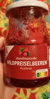 Mängden socker i Scandinavische Wildpreiselbeeren