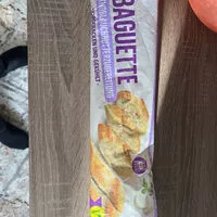 Mängden socker i Baguette mit Knoblauch Zubereitung