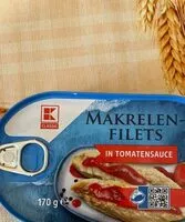 Mängden socker i Makrelen filets in tomato sauce