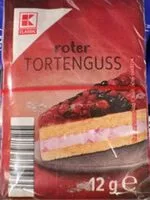 Mängden socker i roter Tortenguss