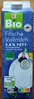 Mängden socker i Frische Vollmilch 3,8 % Fett