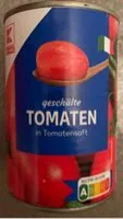 Mängden socker i Geschälte Tomaten in Tomatensaft