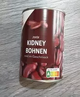 Mängden socker i Kidey Bohnen, rote Bohnen