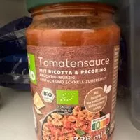 Mängden socker i Tomatensauce mit Ricotta und Pecorino