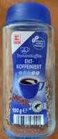 Mängden socker i Instantkaffee, entkoffeiniert
