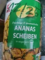 Mängden socker i Ananas Scheiben