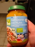 Mängden socker i Gemüsereis mit Huhn